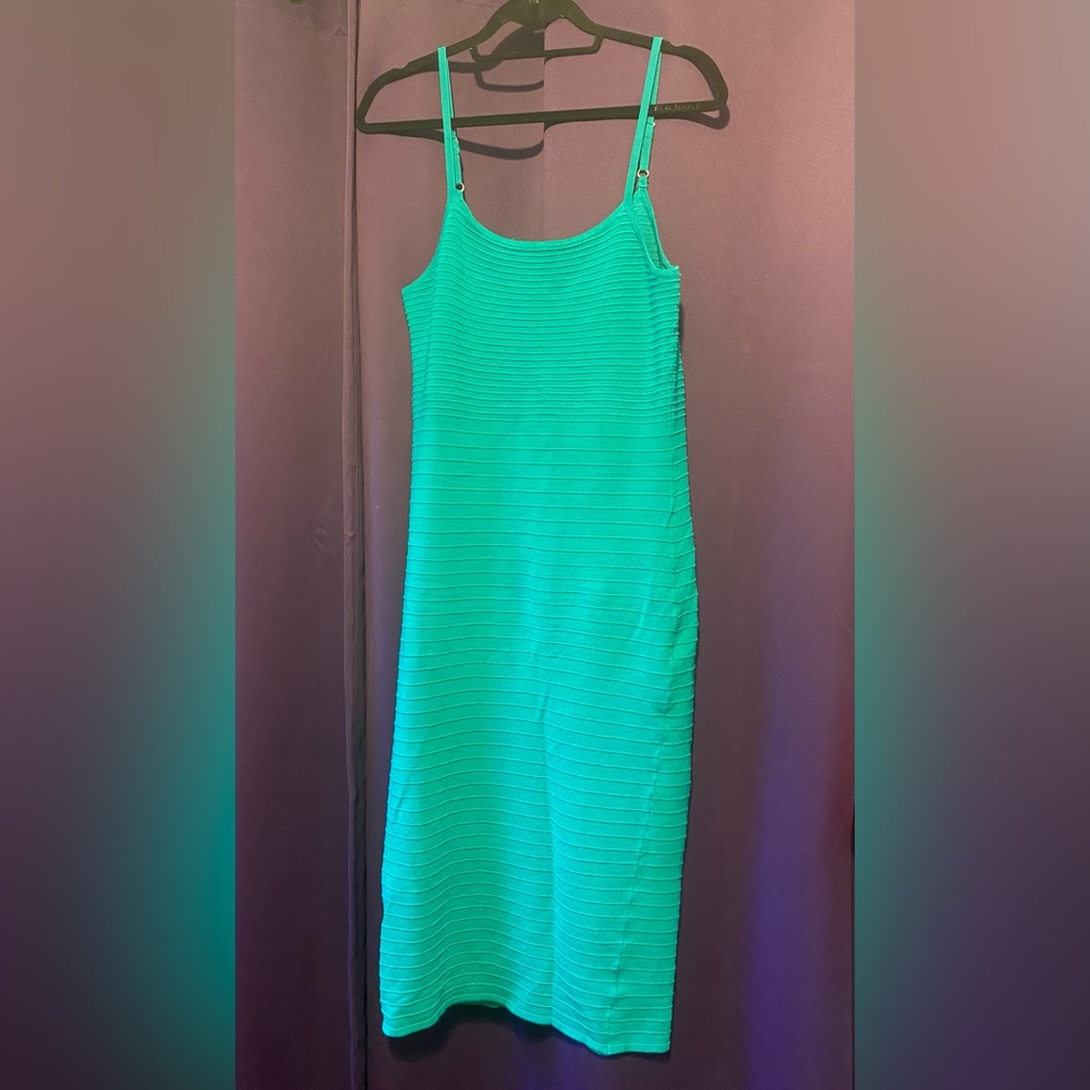 So Me Teal Knit Maxi Dress